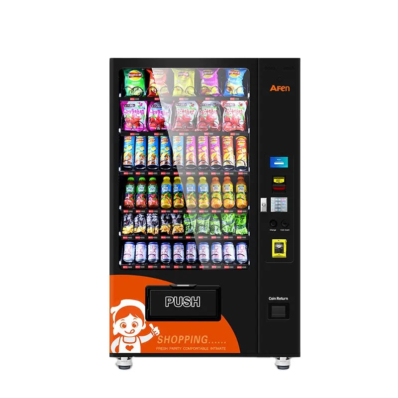 Afen Soda Vending Machine Snack Automated Refrigerated Vending Machine