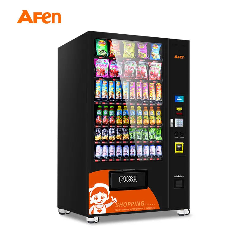 Afen Soda Vending Machine Snack Automated Refrigerated Vending Machine